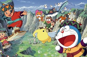 Doraemon. Haizearen jainkoak filmearen irudiak