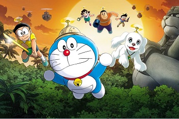 Doraemon. Mundu Galdua filmearen irudia
