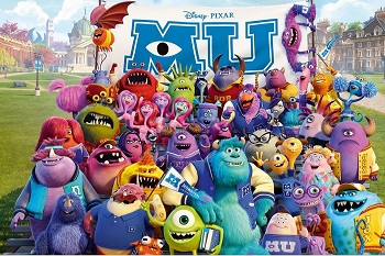 Imagen de la película Monstruos University