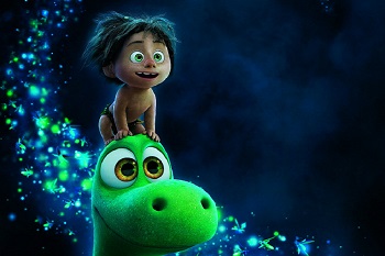 El viaje de Arlo filmearen irudia