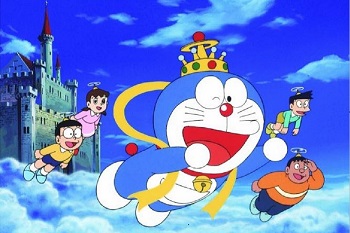 Imagen de la película Doraemon. Hodeien misterioa