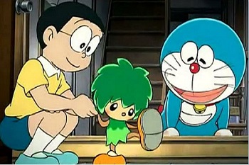 Imagen de la película Doraemon. Kiboren erreinua