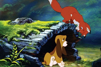 Imagen de la película Tod y Toby
