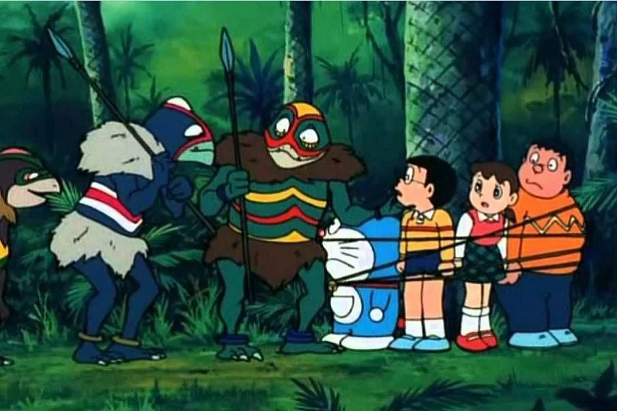 Imagen de la película Doraemon eta zaldun mozorrodunak