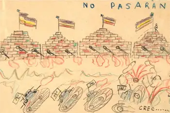 Cartel de la exposición ¡Y además dibujan!