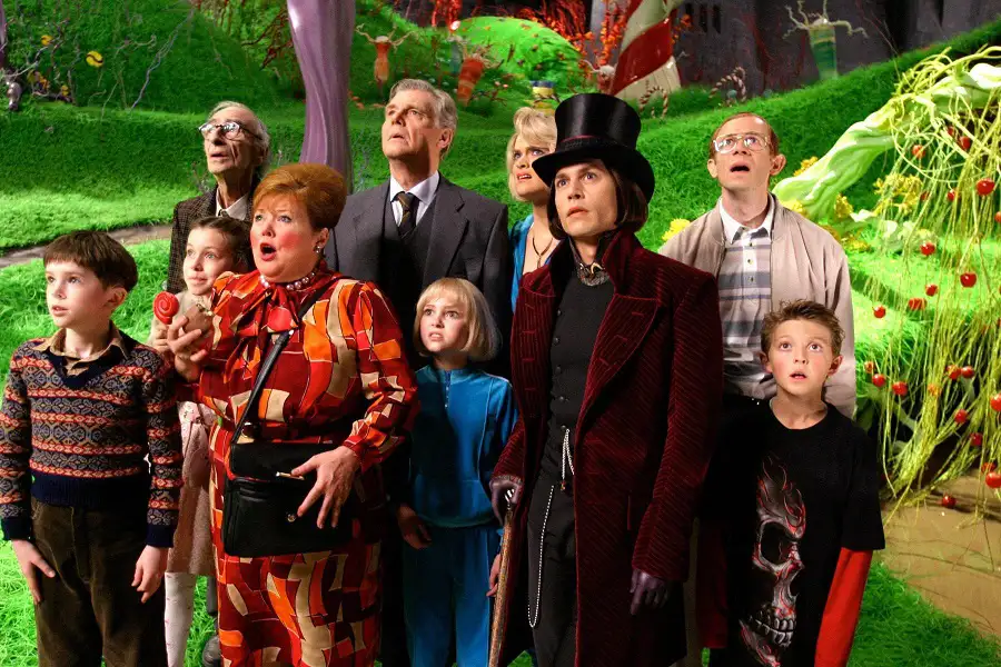 Imagen de la película Charlie eta txokolate fabrika