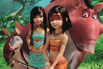 Imagen de la película Ainbo. Amazoniako gerraria