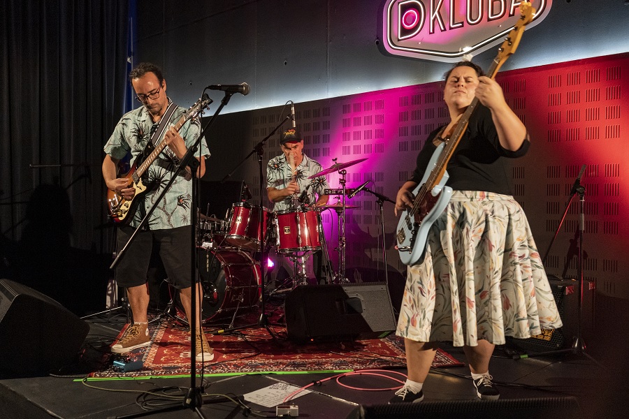 Grupo La ola maldita en concierto