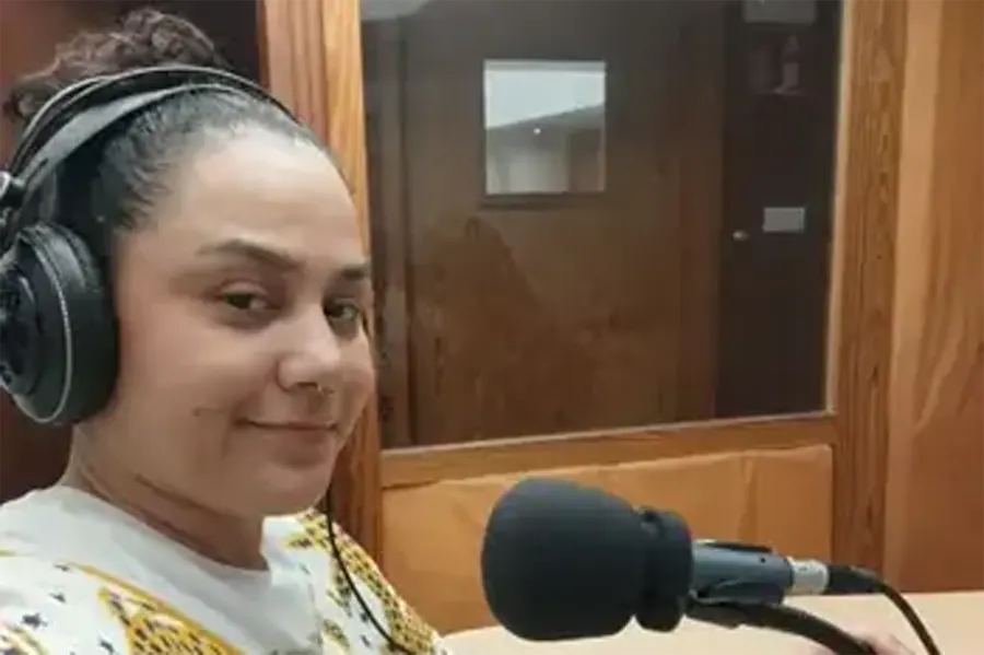 Isabel Muñoz irati estudioan