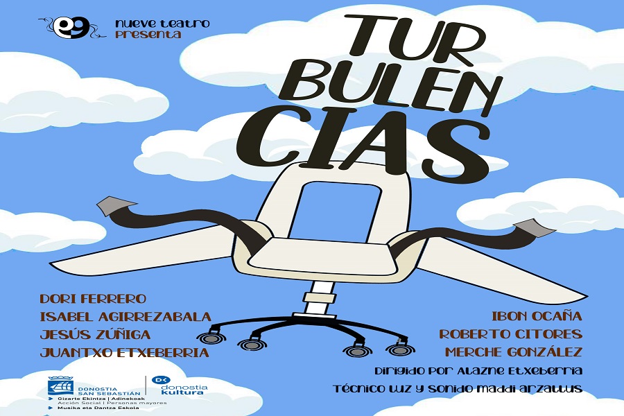 Cartel de la obra Turbulencias