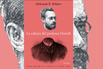 La cabeza del profesor Dowell libururaren azala