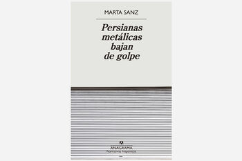 Persianas metálicas bajan de golpe libururaren azala