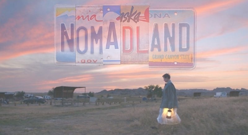 Nomadland pelikularen kartela