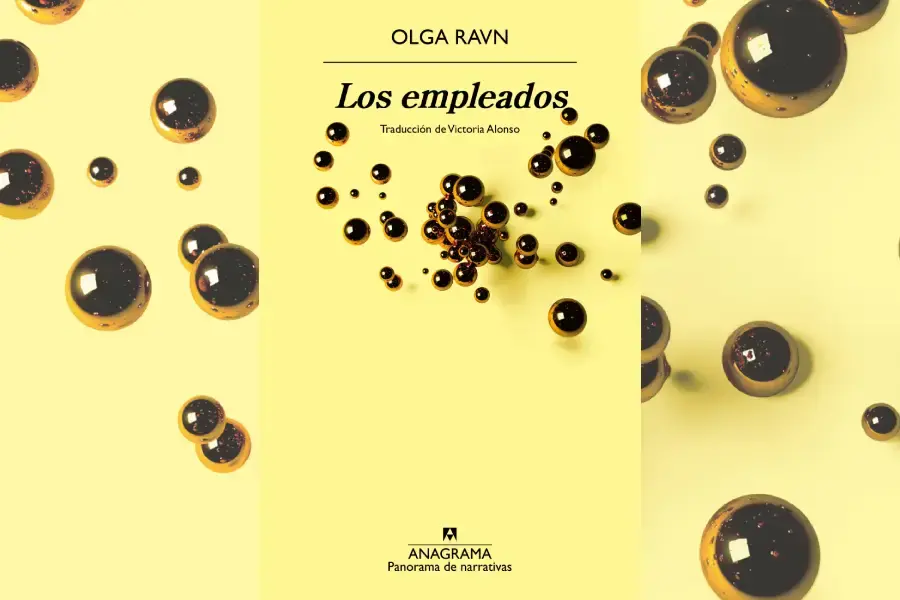 Parte de la portada del libro Los empleados de Olga Ravn
