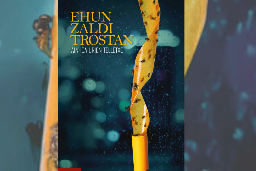 Portada del libro Ehun zaldi trostan