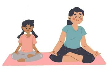 yoga familian irudia