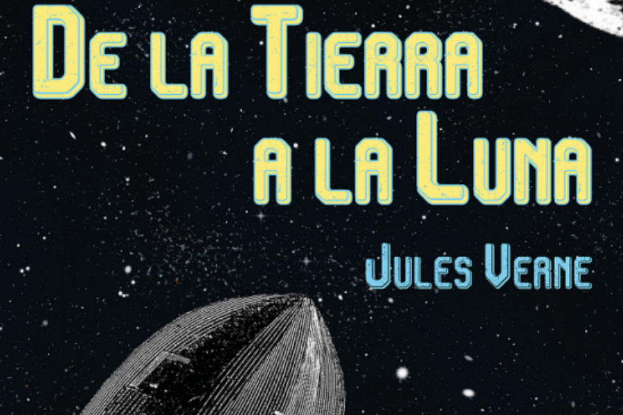 Portada libro De la tierra a la luna