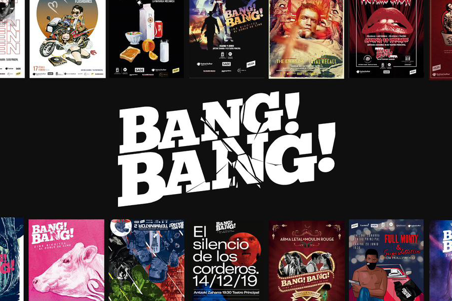 Algunos carteles de Bang! Bang! Zinema