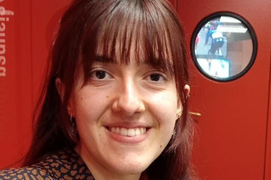 Primer plano de Laida Arbizu