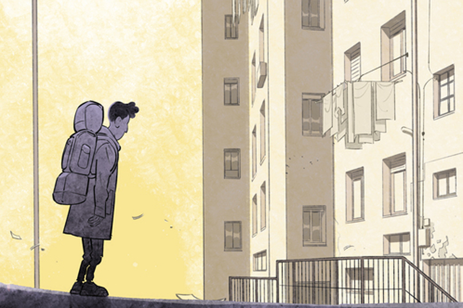 Parte de la portada del cómic El Invasor