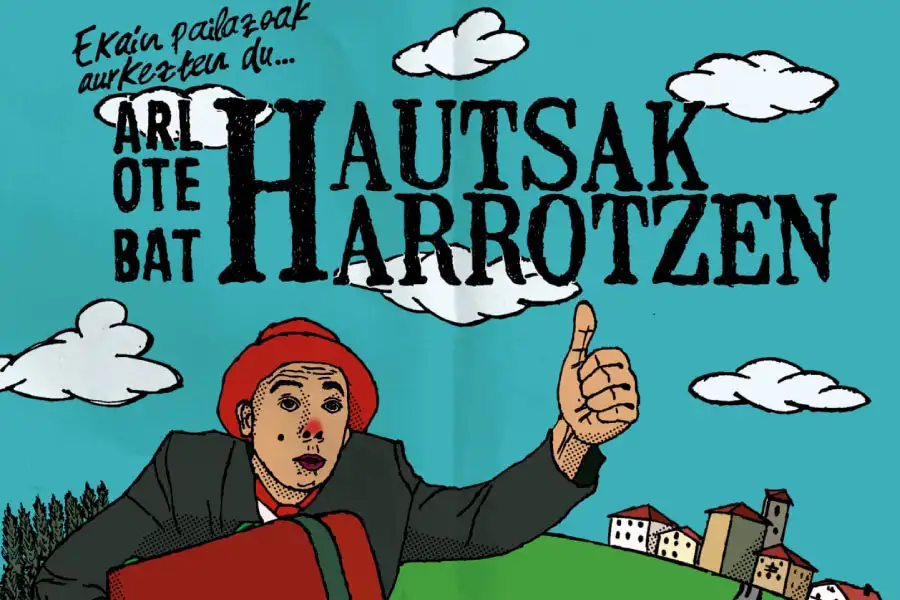 Cartel del espectáculo infantil Hautsak harrotzen