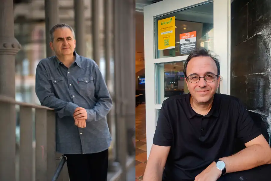 Karlos Linazasoro y Jon Gerediaga, de izquierda a derecha