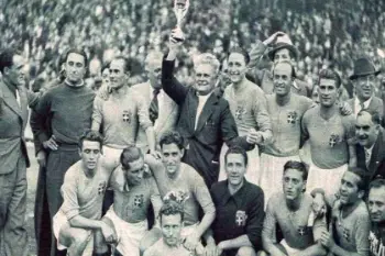 Imagen de Italia, equipo ganador de la Copa del Mundo de Fútbol de 1938
