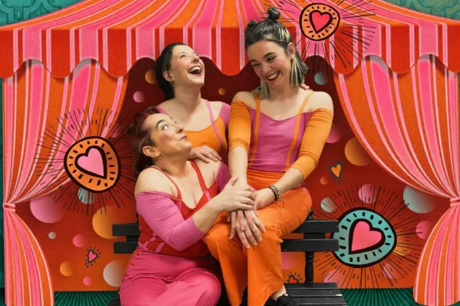 Una imagen del espectáculo callejero Marietak zirkus