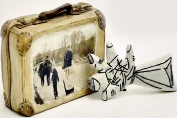 Una imagen de la exposición Gernikak. Begiradak