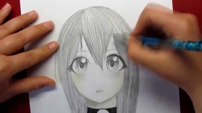 Manga estiloko marrazki bat