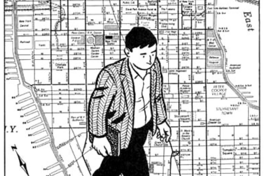 Kristalezko hiria komikiaren irudi bat