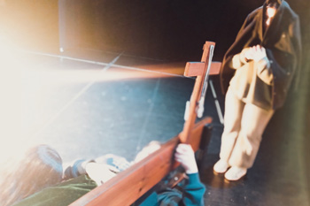 Imagen de la obra de teatro Hotzikara: Errenteriako Herri Arte Eskola