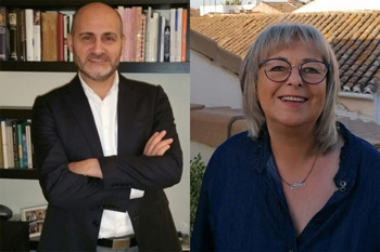 Foto de Hithem Abdulhaleem y Liliana Córdova Kaczerginski