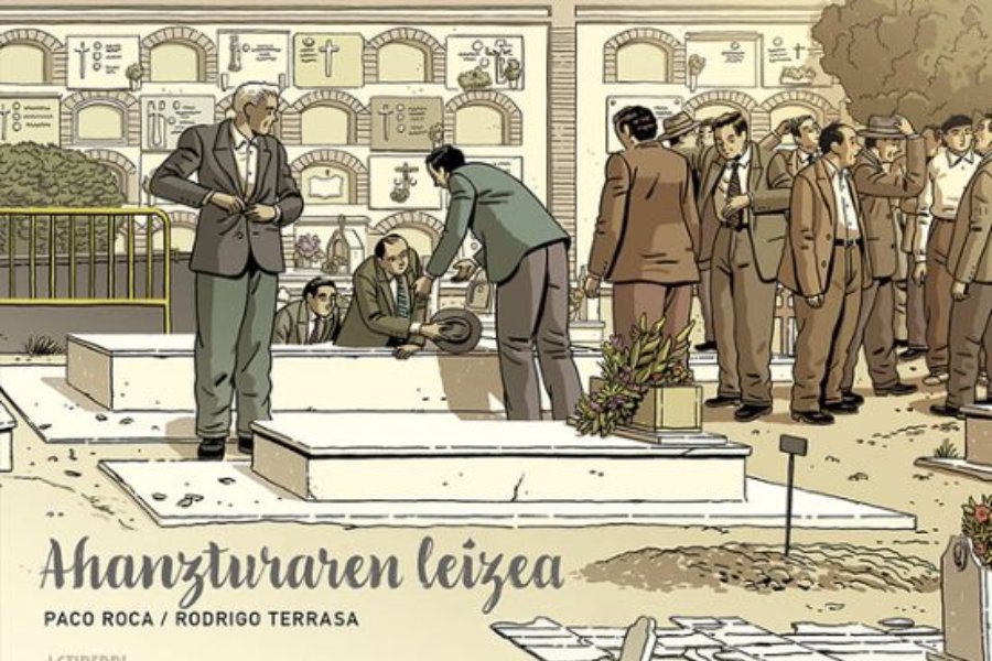 Ahanzturaren leizea komikiaren irudi bat