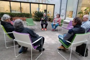 Imagen de un encuentro de Biblioteca humana