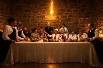 Imagen de la obra de teatro La última cena