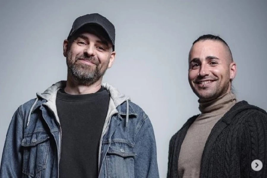 Borja Mintegiaga (Lampr3a) y Carlos Lozano 
