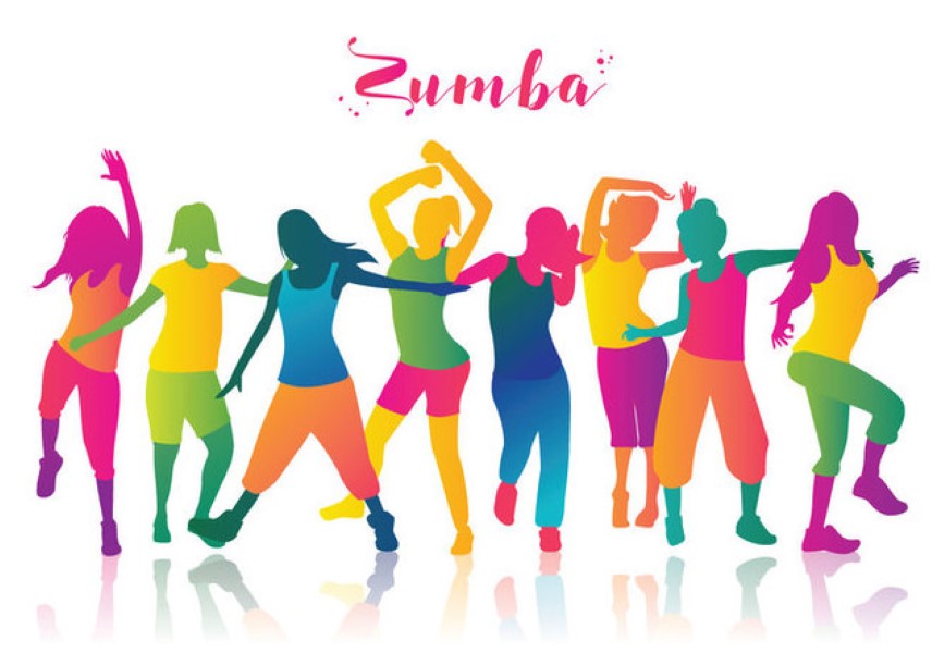 emakumeak zumba dantzatzen