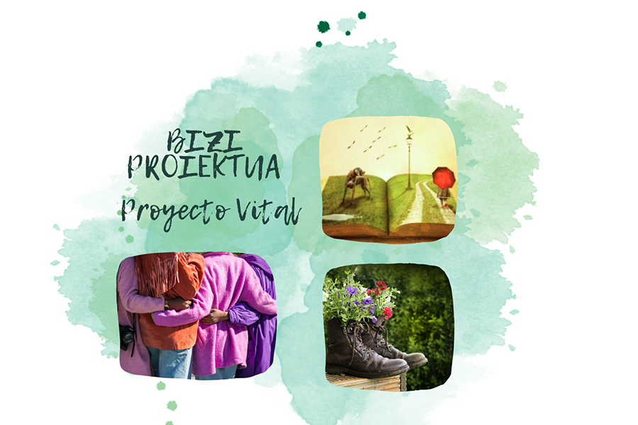 Logo y cartel del Proyecto Vital