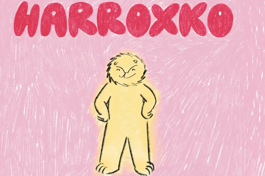 Portada del cuento Harroxko