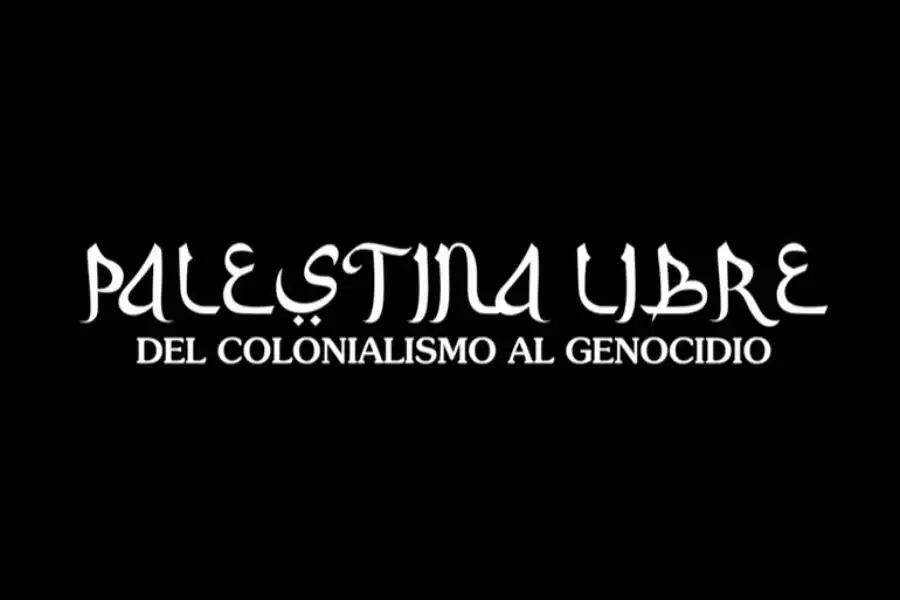 cartel del documental Palestina libre