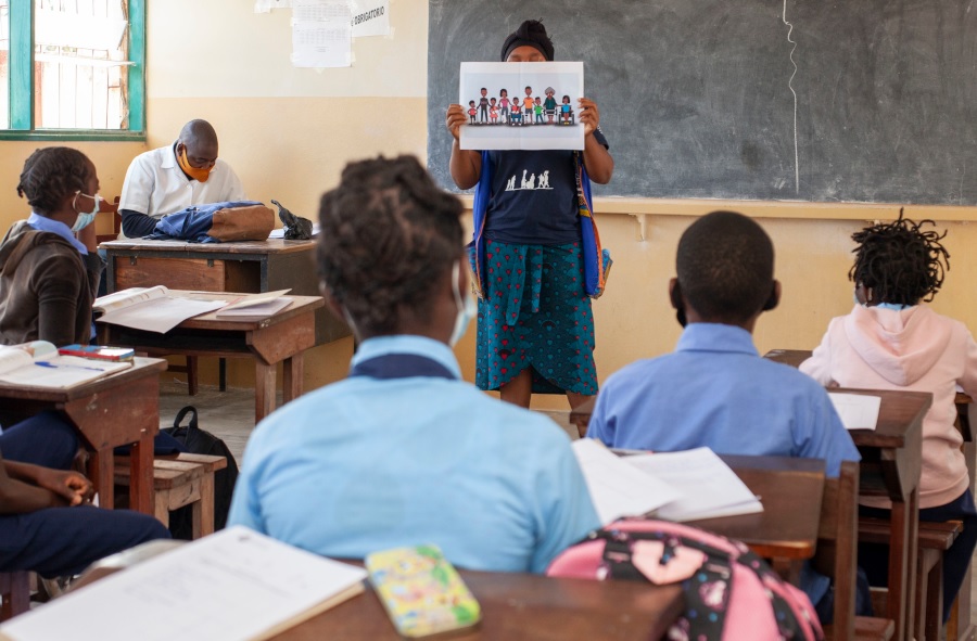 Imagen de la exposición Mozambique