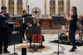 Una actuación de música de cámara