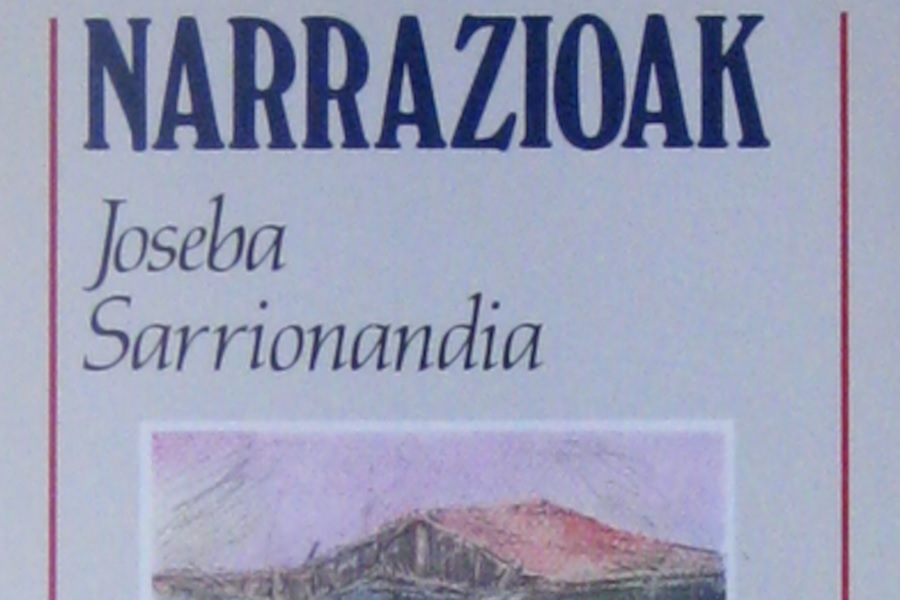 Joseba Sarrionandiaren Narrazioak liburuaren azal-zati bat