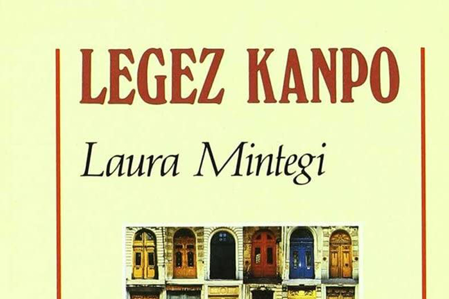 Laura Mintegiren Legez kanpo liburuaren azal zatia