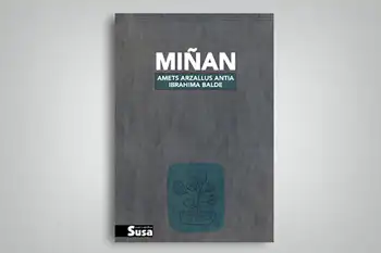 Ibrahima Balde eta Amets Arzallusen Miñan liburuaren azala