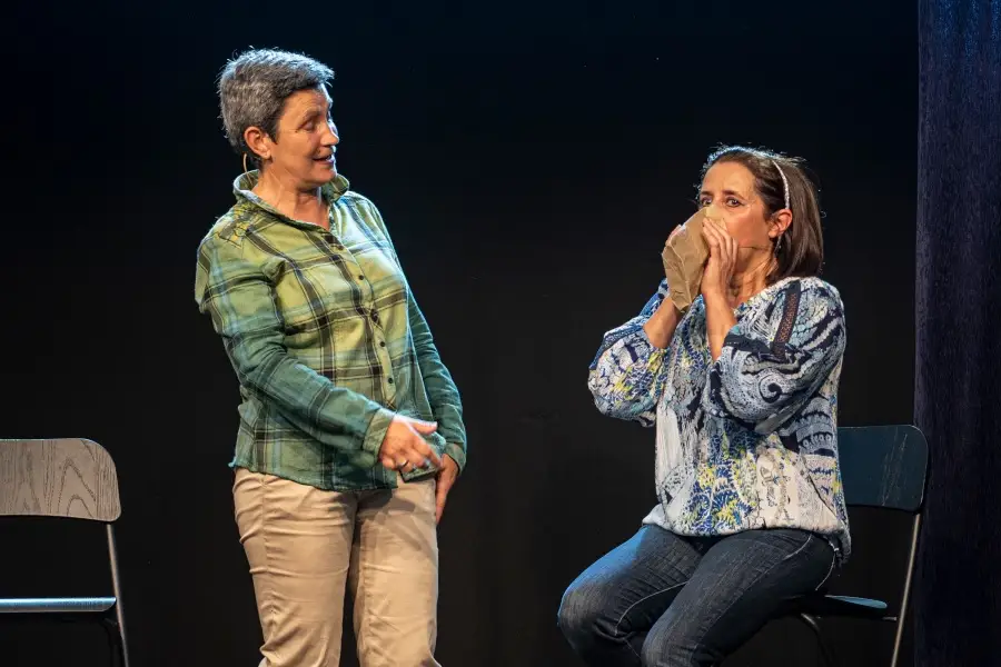 dos actrices de Las Pituister