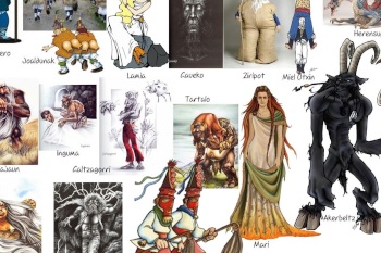 mitologiarekin jolasean