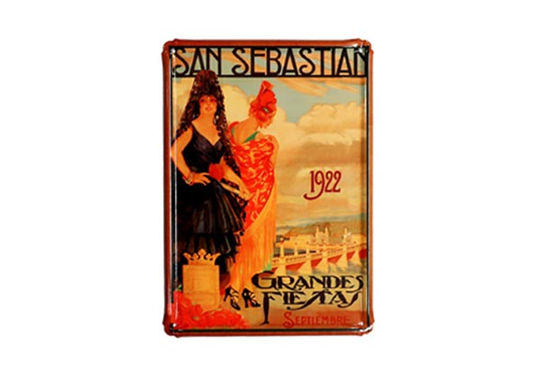 'Grandes Fiestas de San Sebastián', kartela, 1922 urtea