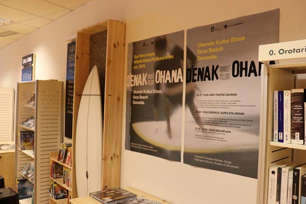 Surf en la Biblioteca de Okendo Kultur Etxea